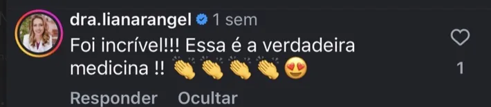 Depoimento da Dra. Liana Rangel, 4ª edição