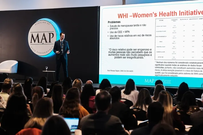 MAP · Medicina de Alta Performance, aula sobre o estudo WHI